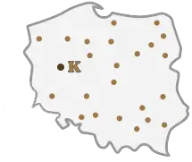 Mapa dealerów Korbanek w Polsce