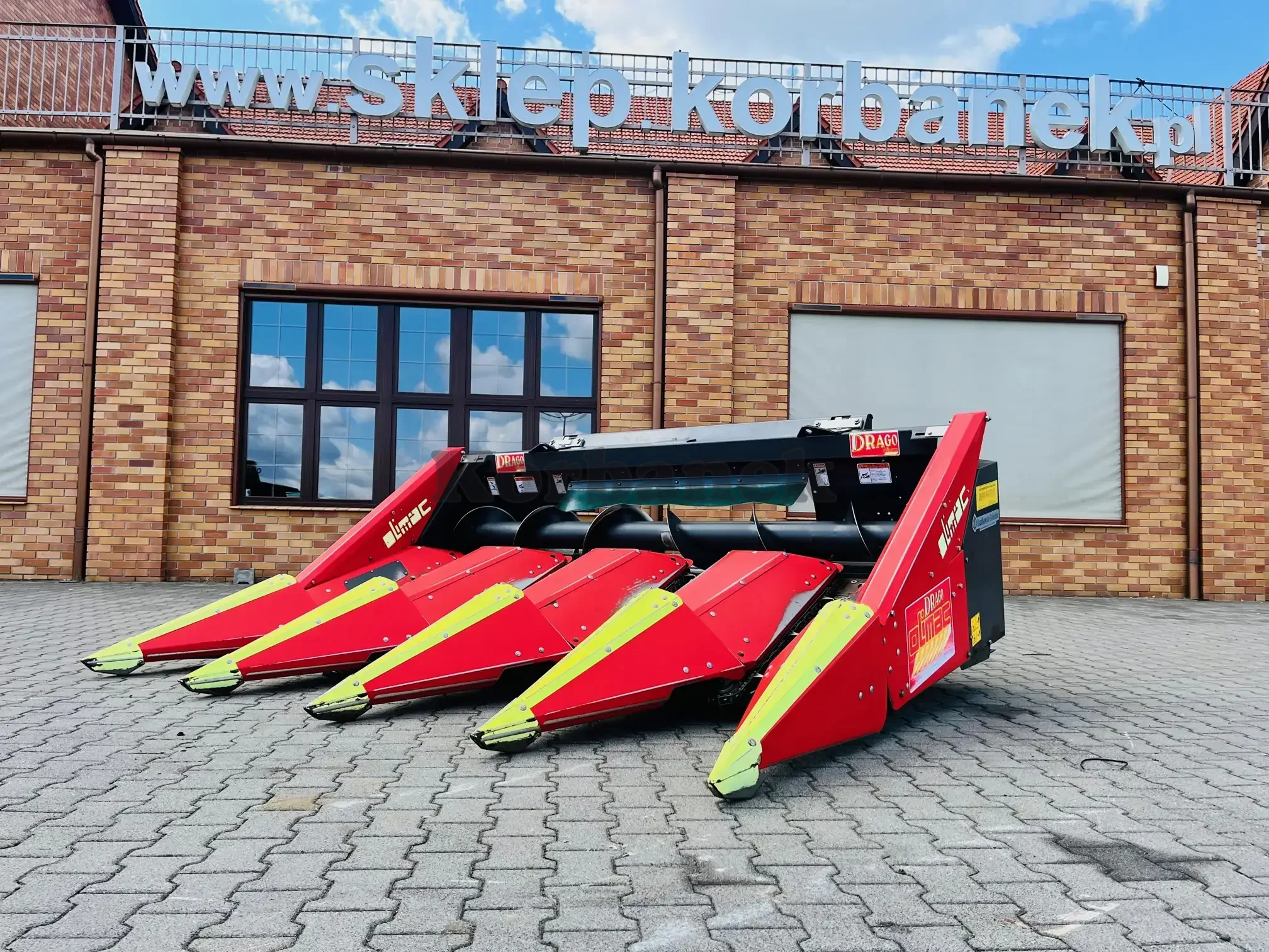 Przystawka do kukurydzy Olimac Drago 4-rzędowa