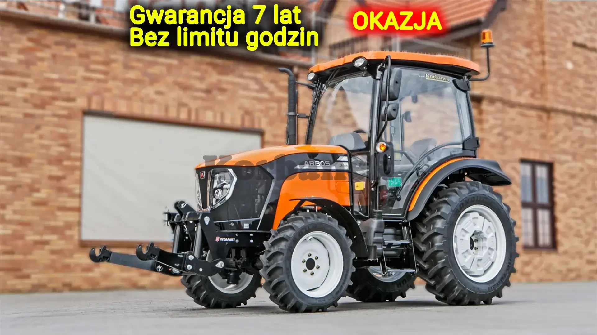 Ciągnik komunalny Arbos 3055 Stage V