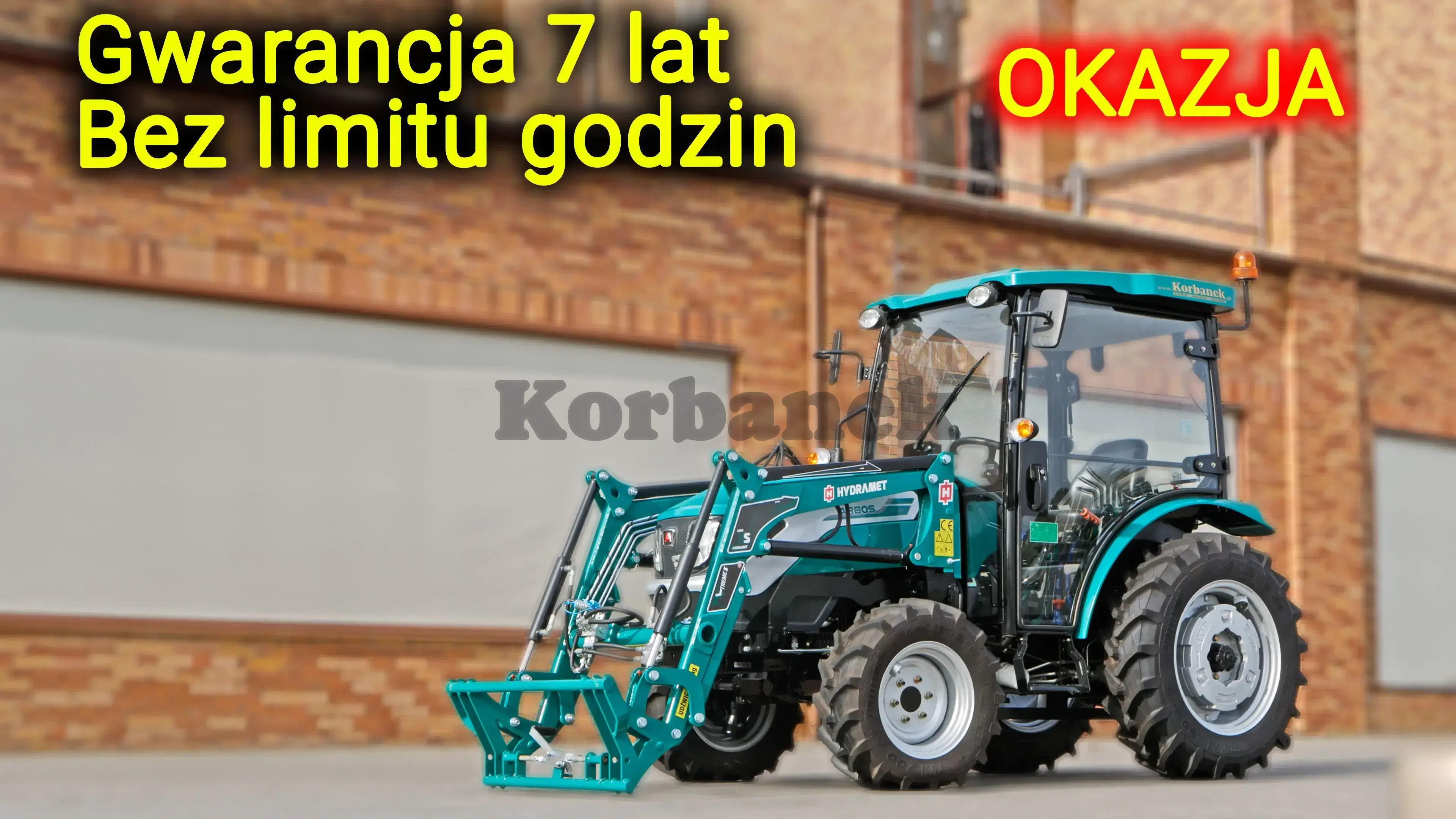 OKAZJA Ciągnik Arbos 2025 Stage V z ładowaczem Hydramet