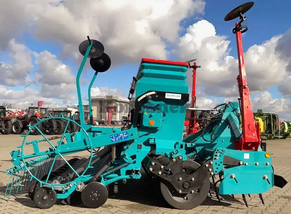 Agregat uprawowo-siewny 3 m wał gumowy siewnik mechaniczny