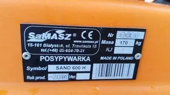 Rozsiewacz piasku i soli Samasz Sand 400