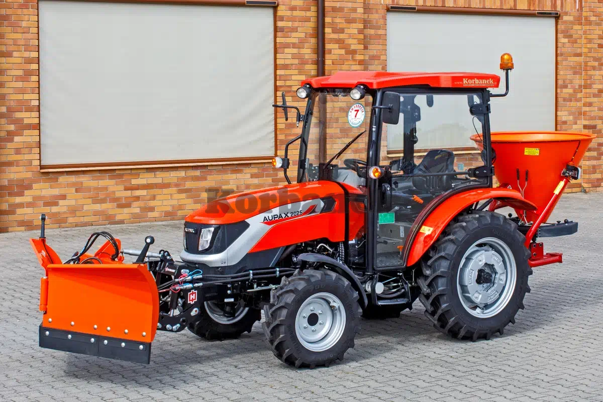 Zestaw komunalny Aupax 2025 + Pług do śniegu Metal-Technik + posypywarka Dexwall
